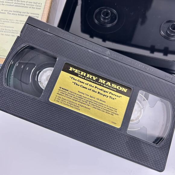2x Perry Mason Collector's Edition VHS Tapes 4 Episodes '57 '58 -EUC & 1 NEW - Picture 6 of 16